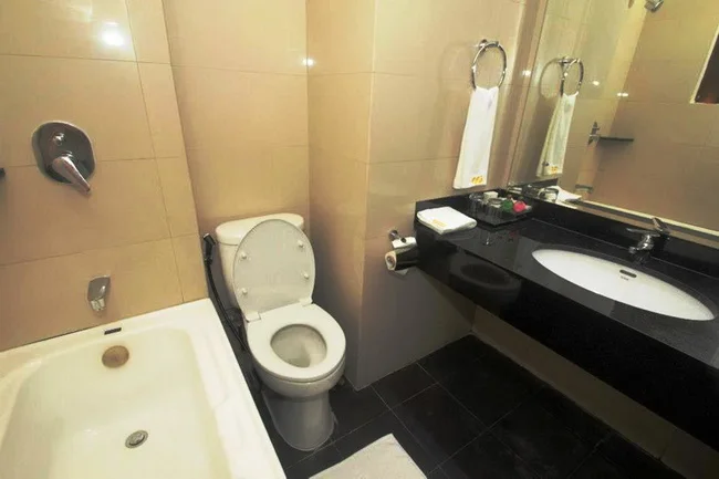 GGI Hotel in Room Bathroom