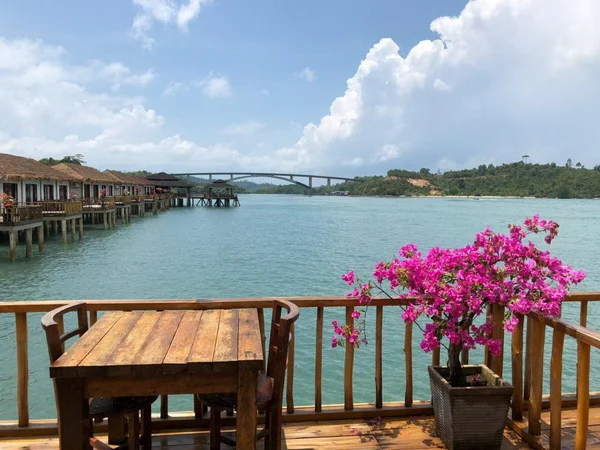 sbs resort water villa ((balcony)