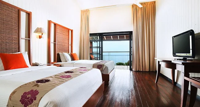 turi beach resort deluxe room beach front