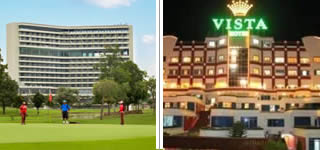 Padang Golf Sukajadi + Crown Vista Hotel